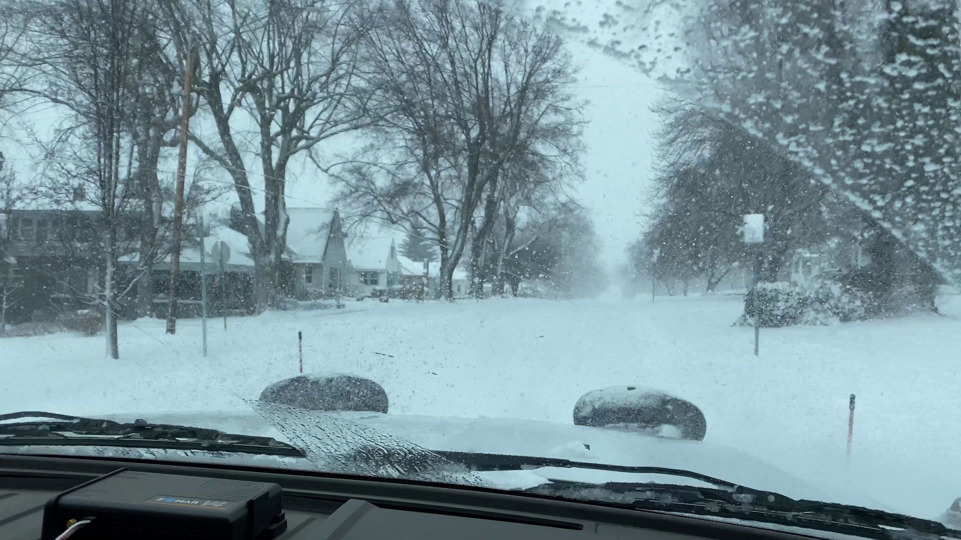 Snow is no match for city snow plow